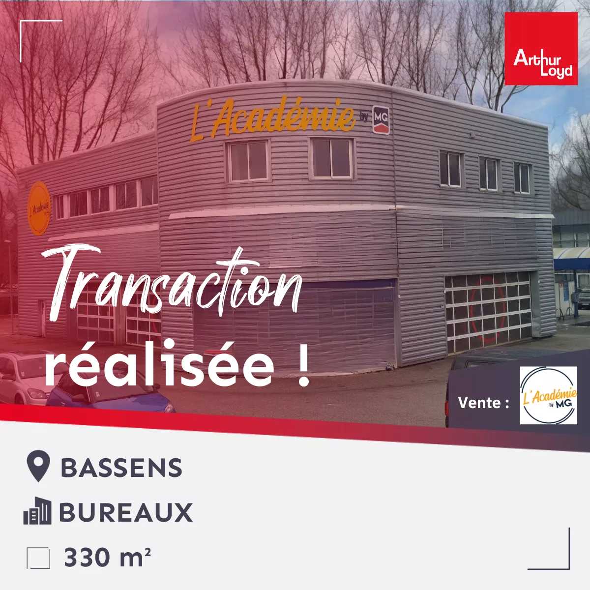 Transaction réalisée - L'Académie by MG