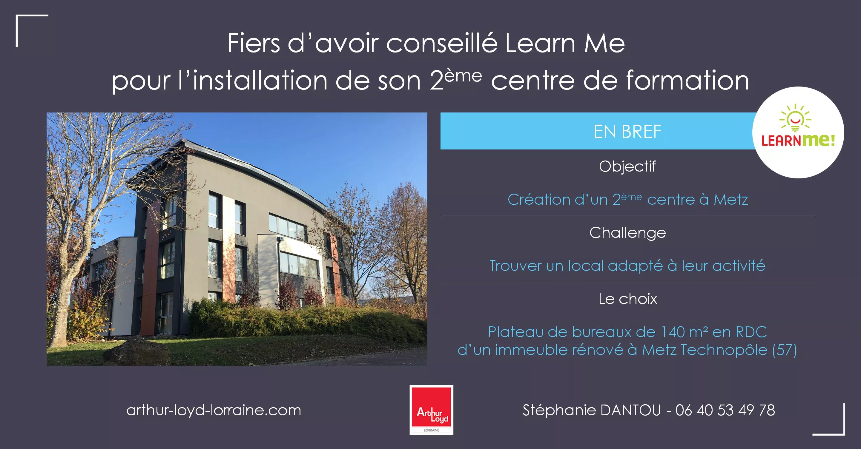 Installation Learn Me à Metz