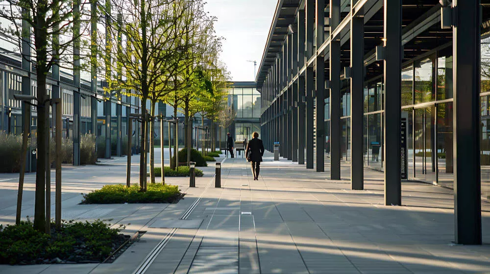 Le parc d'activités de Bellevue à Autun
