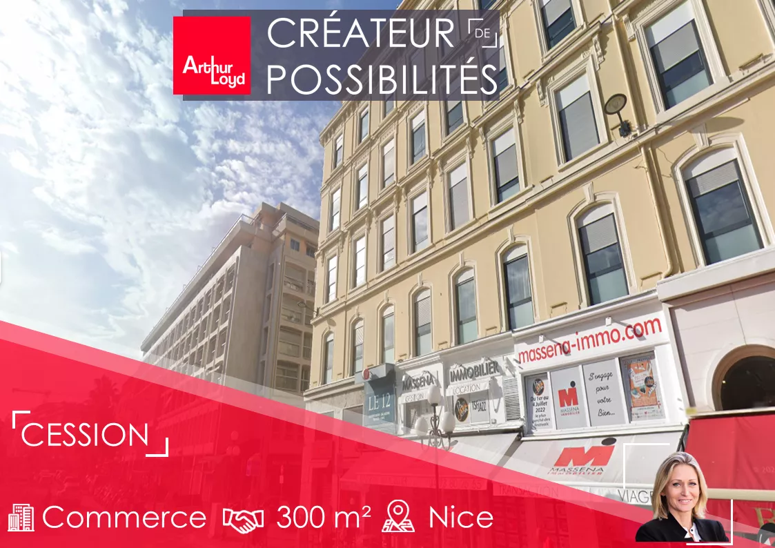 Quatorze Paris cession local commercial Nice