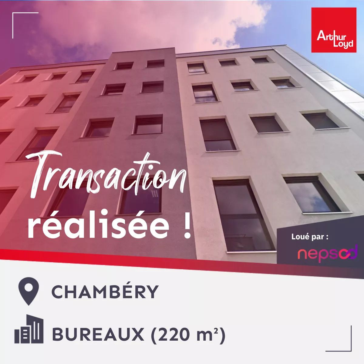 Transaction réalisée - NEPSOD