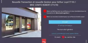 Nouvelle transaction avec Arthur Loyd Nouvelle transaction avec Arthur Loyd