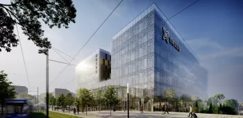 CAMPUS YNOV BUREAUX MONTPELLIER CAMBACERES Modélisation 3D campus ynov montpellier cambaceres