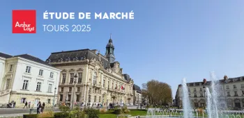 Vue de Tours avec le Palais de Justice, illustration de l’étude de marché immobilier d’entreprise 2025 à Tours