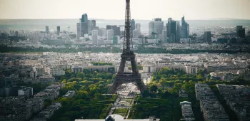 vue aérienne Paris