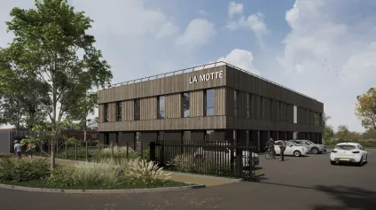 Bureaux neufs à vendre à Lesquin - Immeuble indépendant labellisé Passif avec parkings et terrasses - Offre immobilière - Arthur Loyd