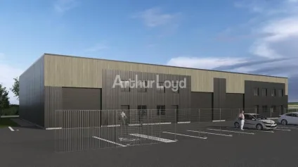 A Louer - Cellules d'activités de 1287,31m2 avec bureaux aménagés - future ZI situé à BETHENY - Offre immobilière - Arthur Loyd