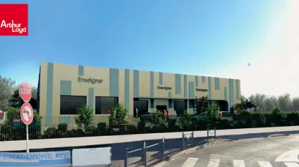 Locaux commerciaux neufs avec mezzanine - Forte visibilité - Accès direct axes majeurs - Parking privatif - Offre immobilière - Arthur Loyd
