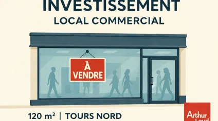TOURS NORD COMMERCE A VENDRE 120 M² INVESTISSEMENT VENDU OCCUPE - Offre immobilière - Arthur Loyd