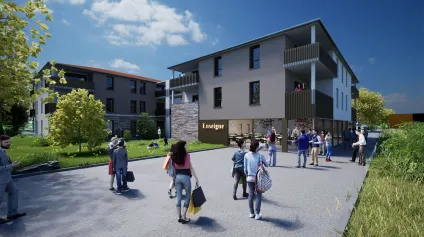 À VENDRE : 2 cellules commerciales en RDC au coeur d'un programme de logements sociaux à Sury-le-Comtal - Offre immobilière - Arthur Loyd