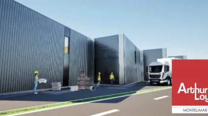 Pierrelatte, au coeur de la zone industrielle - dans un parc d'activités artisanal - A VENDRE - LOT de 260 m2 - Offre immobilière - Arthur Loyd