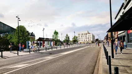 Bureaux neufs à louer à Béthune centre avec accès immédiat à la gare - Offre immobilière - Arthur Loyd