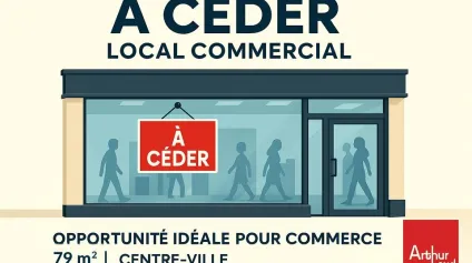 TOURS HYPER CENTRE LOCAL COMMERCIAL A CEDER 79 M² EMPLACEMENT N°1 - Offre immobilière - Arthur Loyd