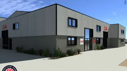 Cellule d'activités rénovée - 689 m2 dont 150 m2 de bureaux - À louer - Est Métropole - Parc Archimède - Offre immobilière - Arthur Loyd