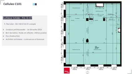 <br />BUREAUX A VENDRE - LES JARDINS DE FLEURY<br /> - Offre immobilière - Arthur Loyd