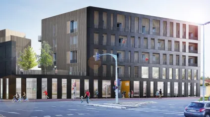 <br />Local commercial neuf à louer 98 m² Axe passant historique à l'entrée de La Rochelle, visibilité maximale<br /> - Offre immobilière - Arthur Loyd