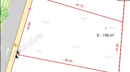 <br />A vendre Terrain Nieul Sur Mer 756 m2<br /> - Offre immobilière - Arthur Loyd