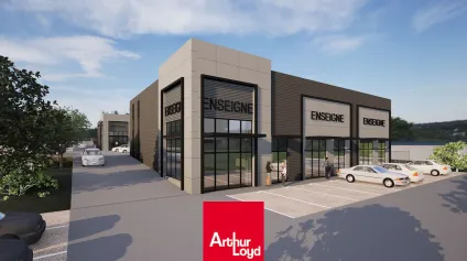 À VENDRE : Lot commercial au coeur d'un village d'entreprises NEUF livré T1 2027 dont une pharmacie prévue en entrée de parc à Frans - Offre immobilière - Arthur Loyd
