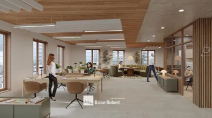 Bureau à louer Lyon 6ème rooftop végétalisé et patio aménagé - Offre immobilière - Arthur Loyd