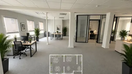 TOURS HYPER CENTRE JEAN JAURES BUREAUX A LOUER 137 M² 3 PARKINGS - Offre immobilière - Arthur Loyd