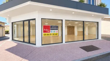Location local commercial à Andernos-les-Bains avec 12 mètres de vitrine en centre-ville - Offre immobilière - Arthur Loyd