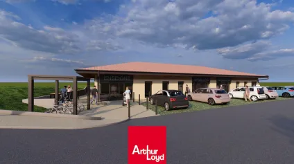Locaux commerciaux neufs à vendre à Lucenay (69480), avec belle vitrine sur axe passant. - Offre immobilière - Arthur Loyd