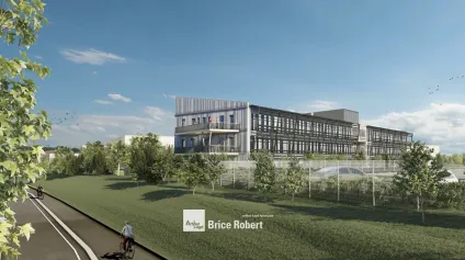Bureaux neufs à vendre ou à louer à Rillieux La Pape architecture moderne - Offre immobilière - Arthur Loyd