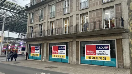 Location local commercial à Amiens avec garage privatif et emplacement gare - Offre immobilière - Arthur Loyd