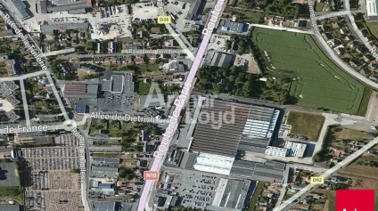 SAINT-OUEN - VENDOME - TERRAIN COMMERCIAL A VENDRE 2099 M2 - AXE TRES PASSANT - Offre immobilière - Arthur Loyd