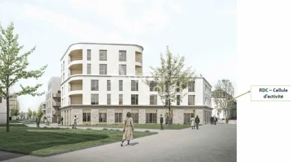 À LOUER : CELLULE COMMERCIALE BRUTE DE BÉTON D'ENVIRON 455,3 M² - LE MANS - Offre immobilière - Arthur Loyd