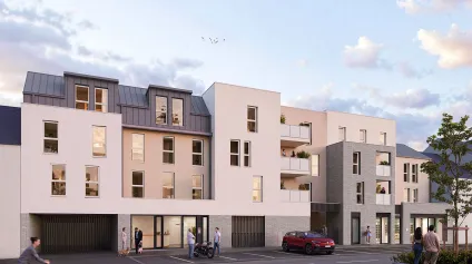 Locaux commerciaux à vendre à Bouguenais en centre ville avec parkings - Offre immobilière - Arthur Loyd