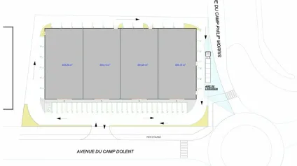 A LOUER - EXCLUSIVITÉ - CELLULE COMMERCIALE 1025 M2 - Offre immobilière - Arthur Loyd