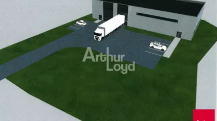 A LOUER - ST LÉGER DES BOIS - LOCAL D'ACTIVITÉ NEUF - 775 m² divisible - Offre immobilière - Arthur Loyd