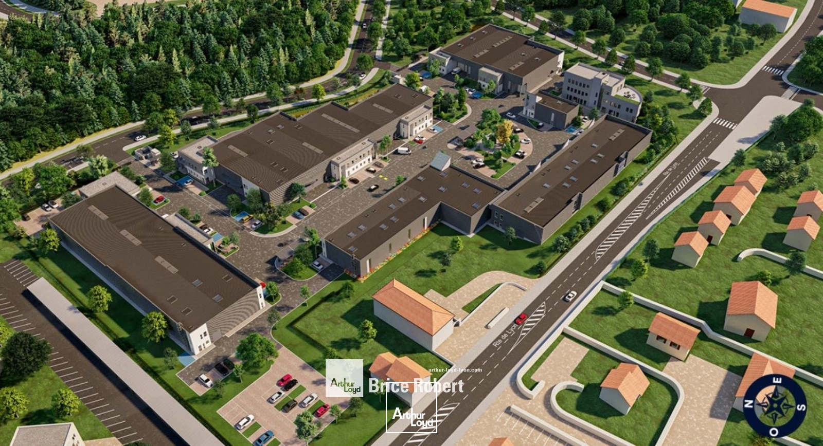 A vendre - PARC DES OLIVIERS - Bureaux au sein d'un parc arboré - Bourgoin Jallieu