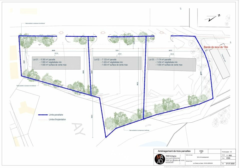Terrains - Vente - UZERCHE - 19140 - 5300-5300 - 7678414