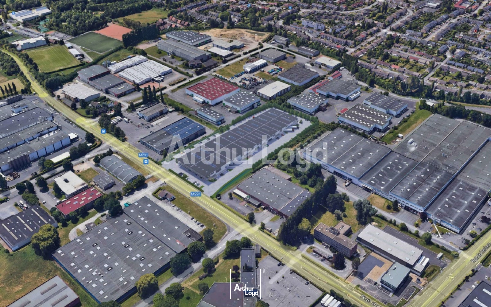 Locaux d'activité & Entrepôts - Location - NEUVILLE EN FERRAIN - 59960 - 420-947 - 7718694