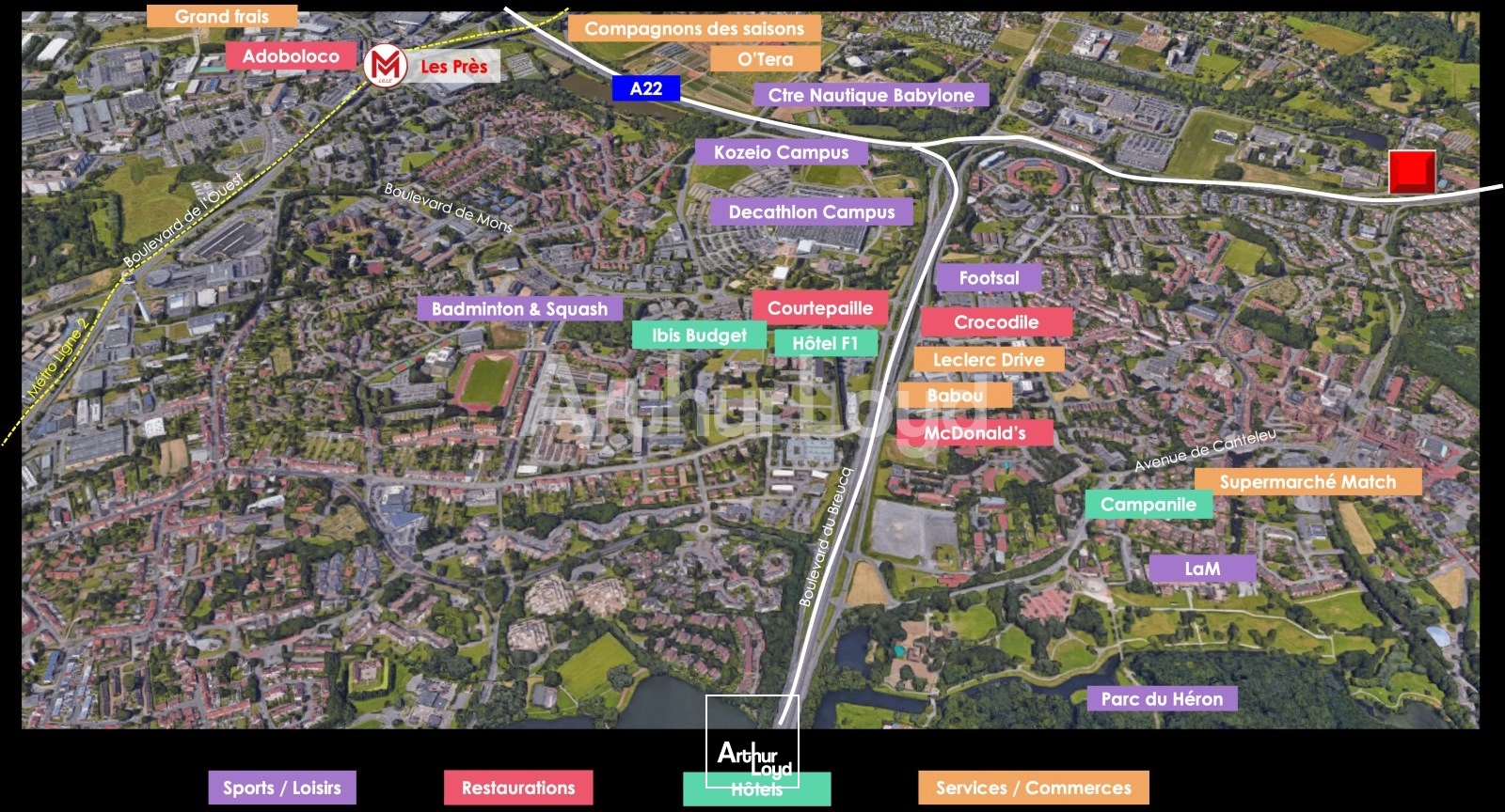 Bureaux - Location - VILLENEUVE D'ASCQ - 59650 - 110-312 - 7718727