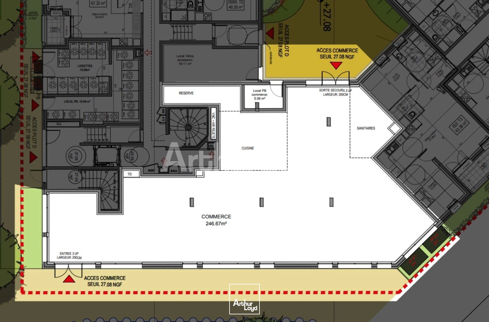 Locaux commerciaux - Location - LA MADELEINE - 59110 - 223.45-470.12 - 7719463