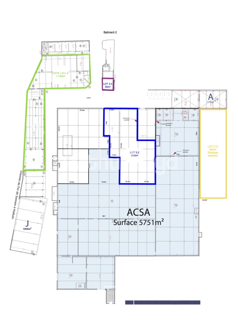 Locaux d'activité & Entrepôts - Location - WATTRELOS - 59150 - 1140-1140 - 7720395