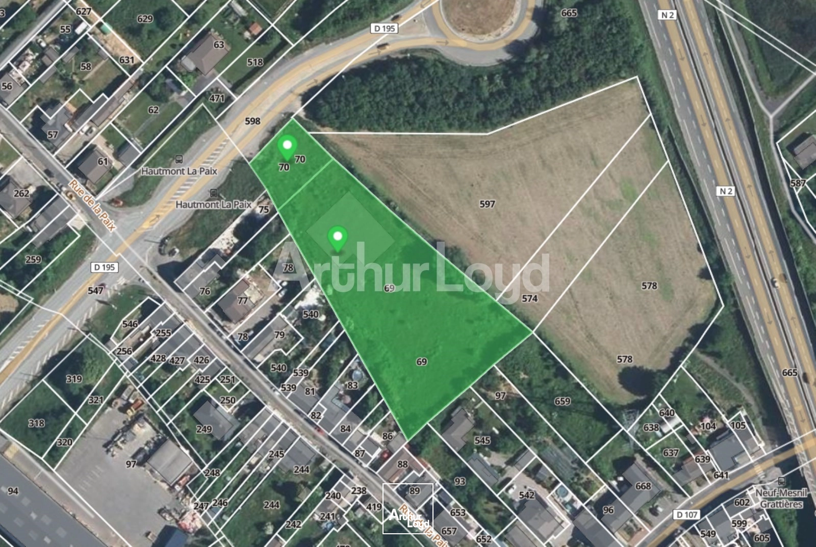 Terrains - Vente - NEUF MESNIL - 59330 - 5929-5929 - 7720434