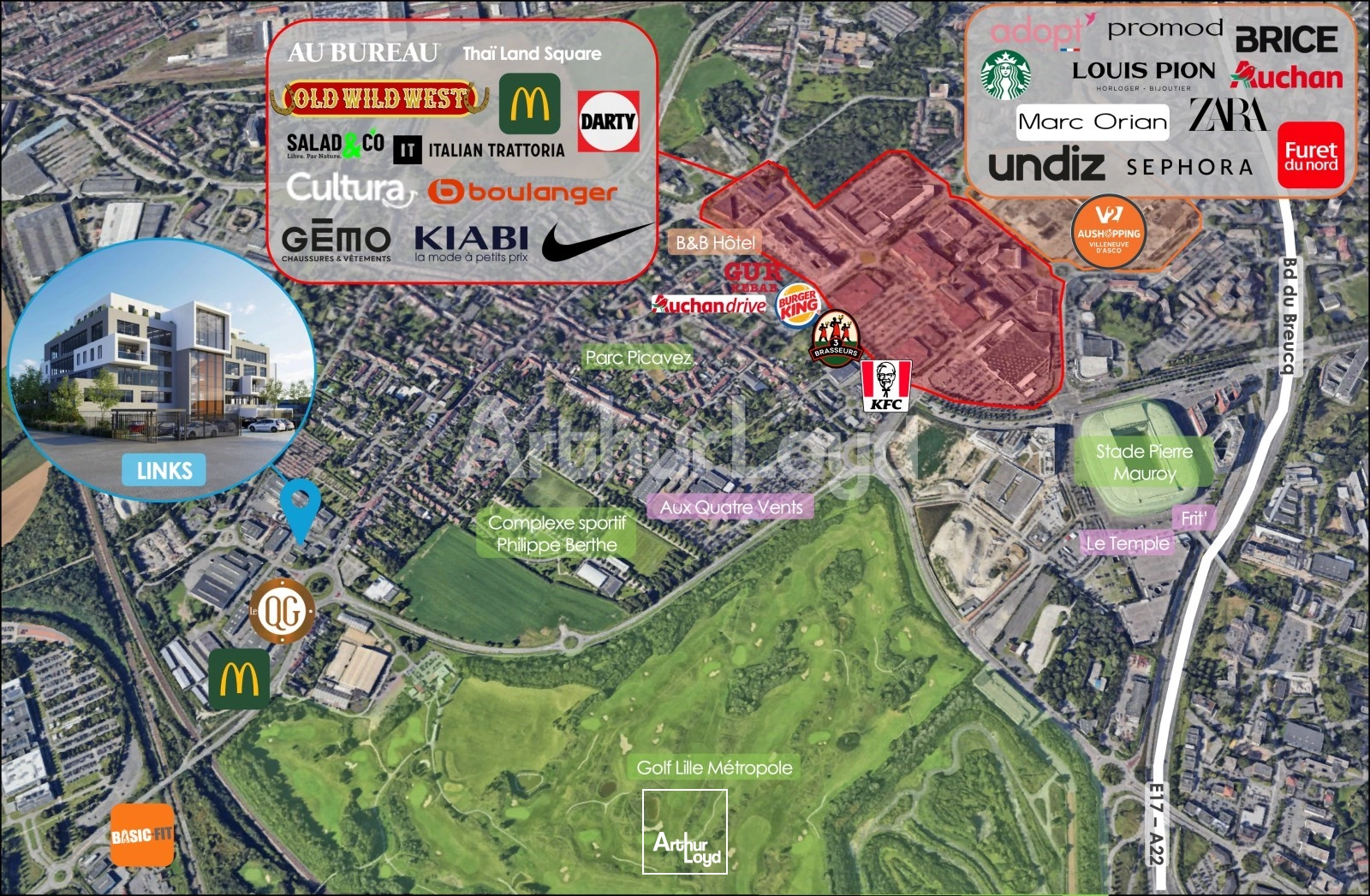 Bureaux - Location - RONCHIN - 59790 - 391.1-4252 - 7720677