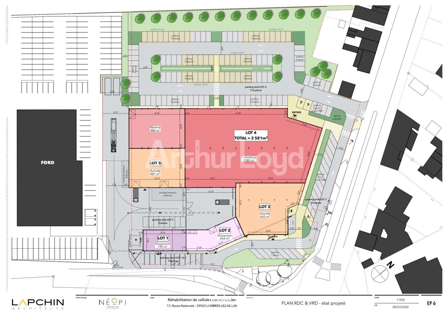Locaux commerciaux - Location - LAMBRES LEZ DOUAI - 59552 - 200-681 - 7721491