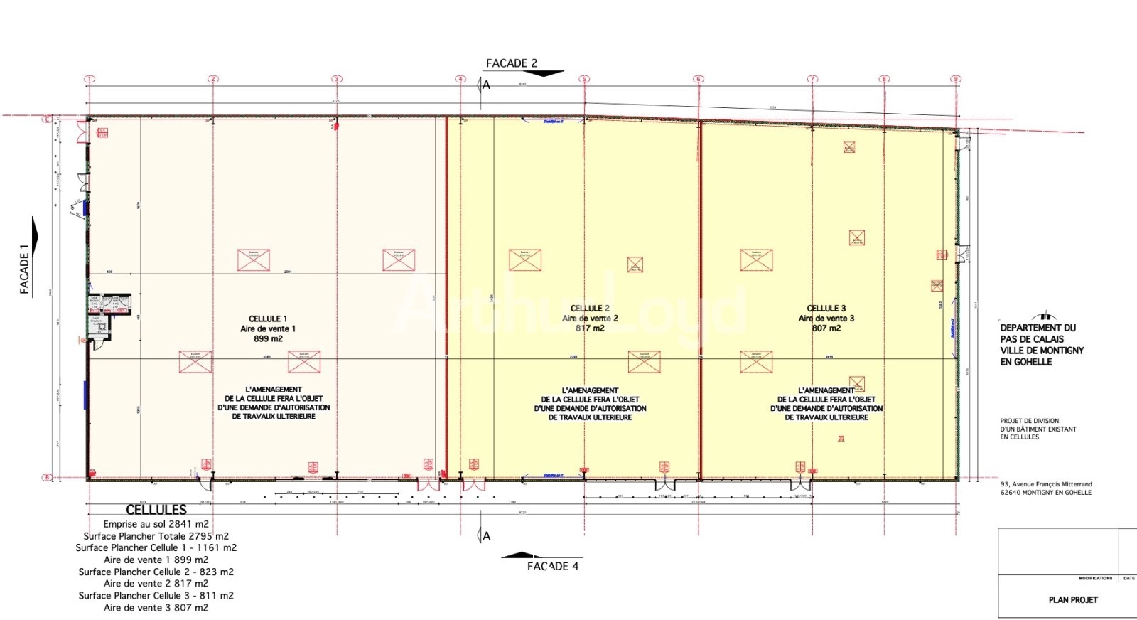 Locaux commerciaux - Location - MONTIGNY EN GOHELLE - 62640 - 500-1600 - 7722061