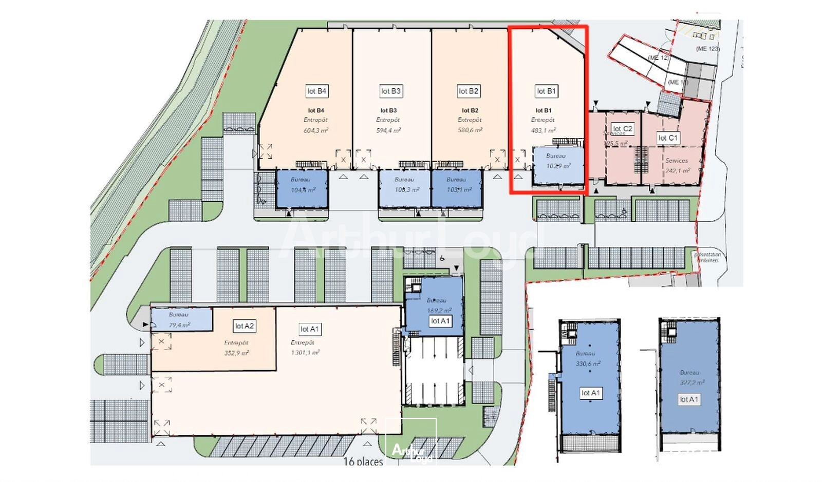 Locaux d'activité & Entrepôts - Location - VILLENEUVE D'ASCQ - 59650 - 740-740 - 7722804