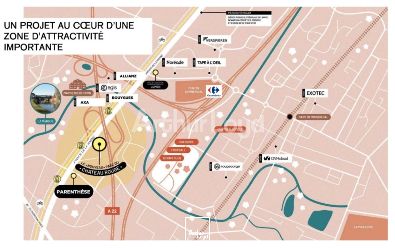 Bureaux - Location - MARCQ EN BAROEUL - 59700 - 120-4300 - 7724091