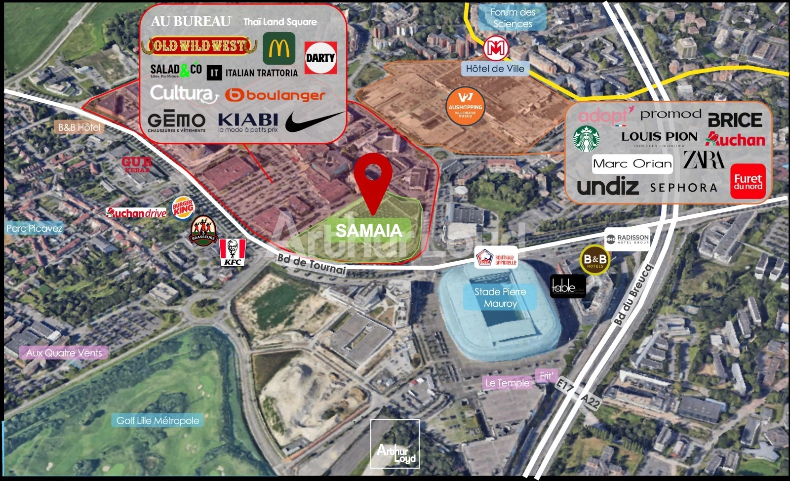 Bureaux - Location - VILLENEUVE D'ASCQ - 59650 - 5500-22000 - 7724147