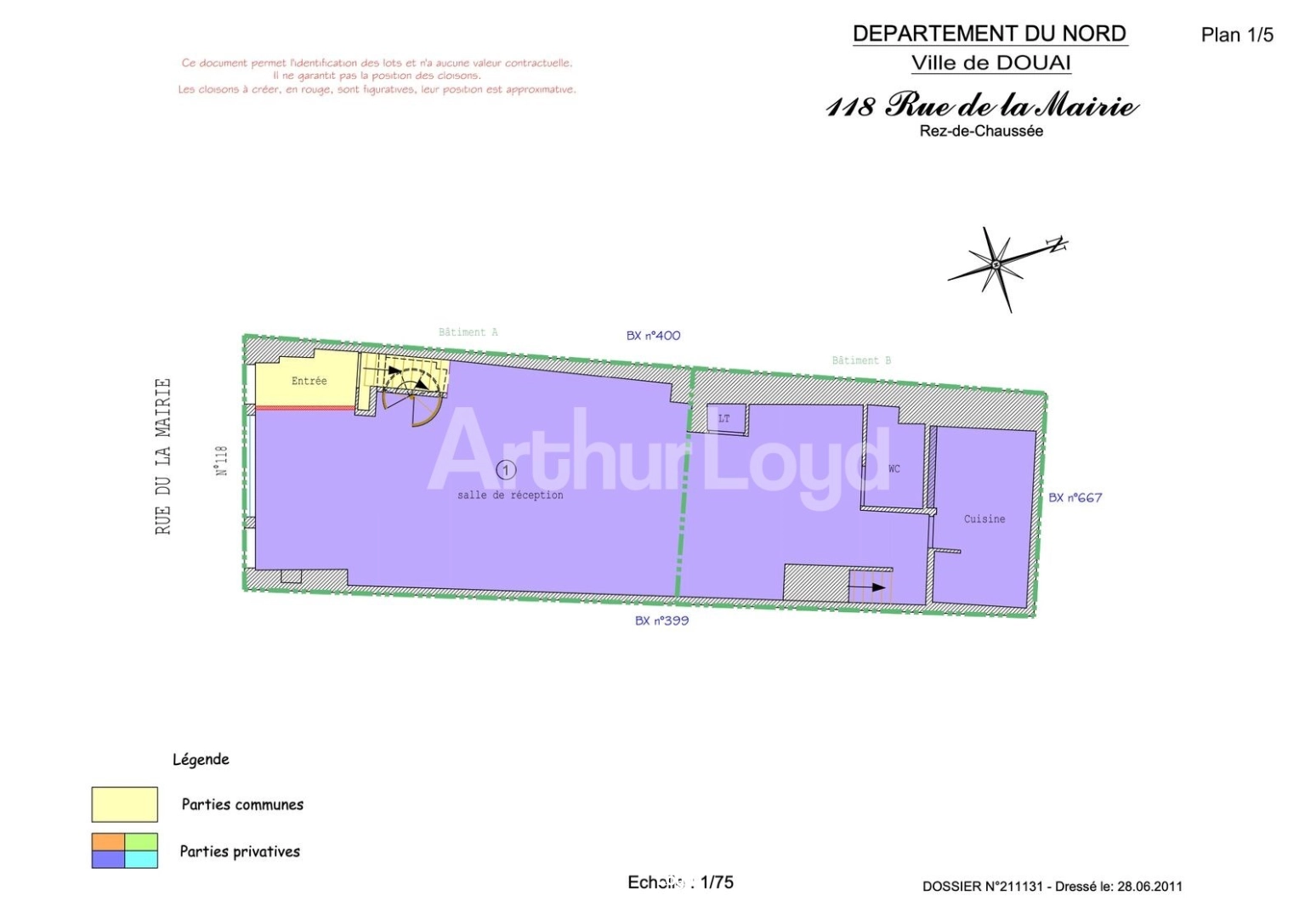 Locaux commerciaux - Location - DOUAI - 59500 - 122-122 - 7724587