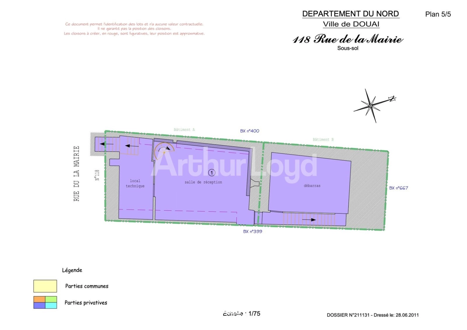 Locaux commerciaux - Location - DOUAI - 59500 - 122-122 - 7724588