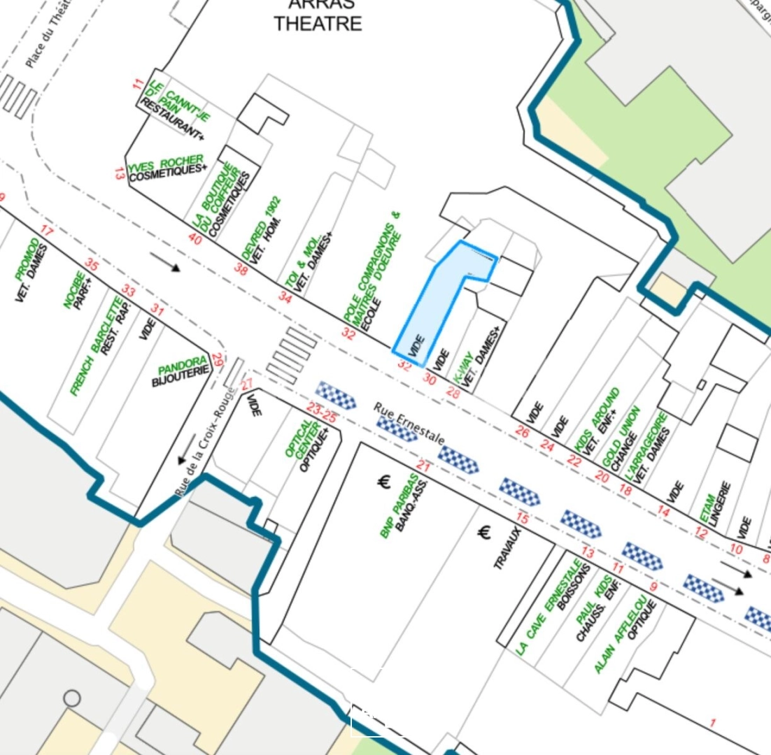 Locaux commerciaux - Vente - ARRAS - 62000 - 136.6-136.6 - 7894651