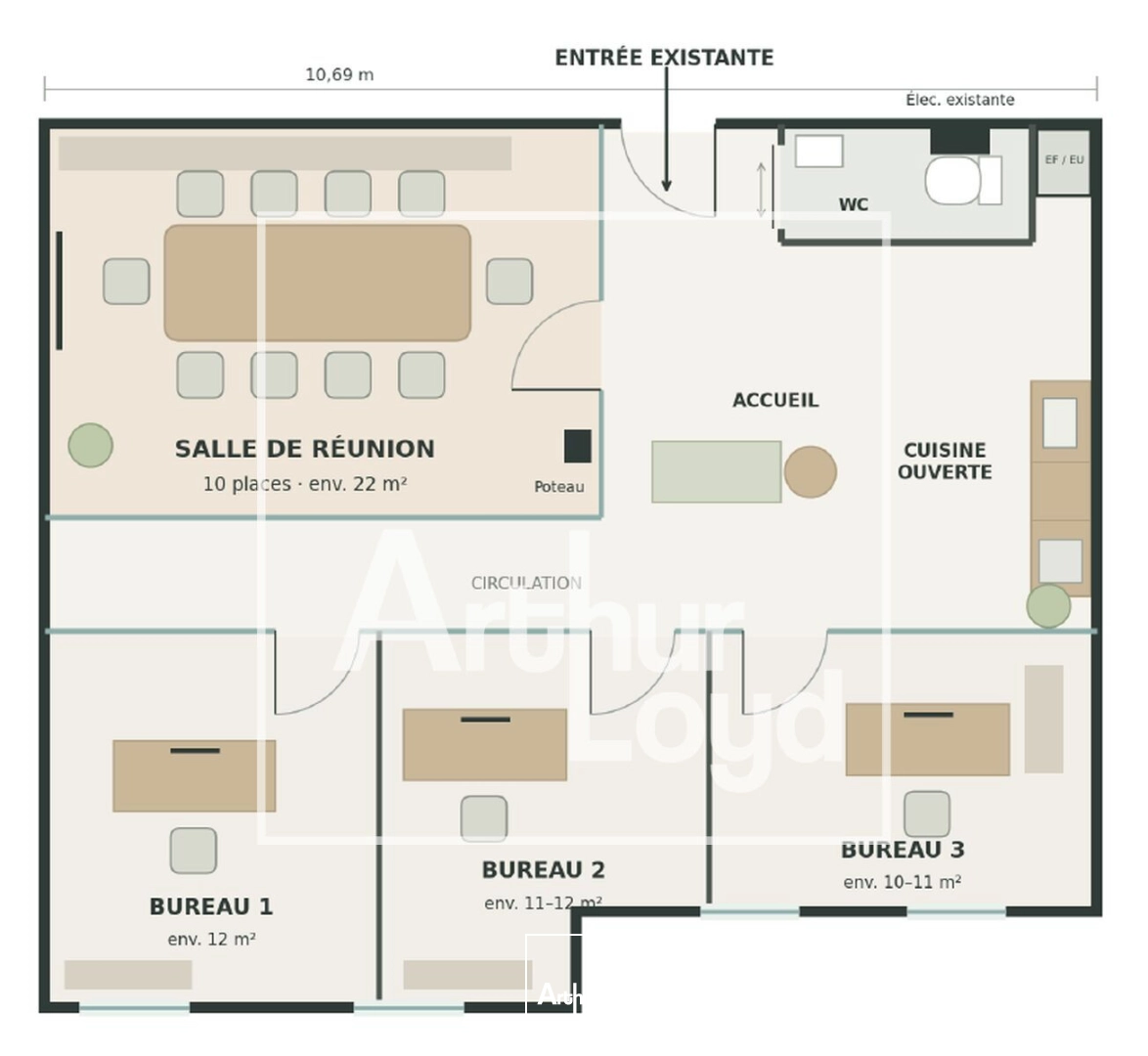 Bureaux - Location - SAINT JEAN DE VEDAS - 34430 - 86.17-86.17 - 8035168